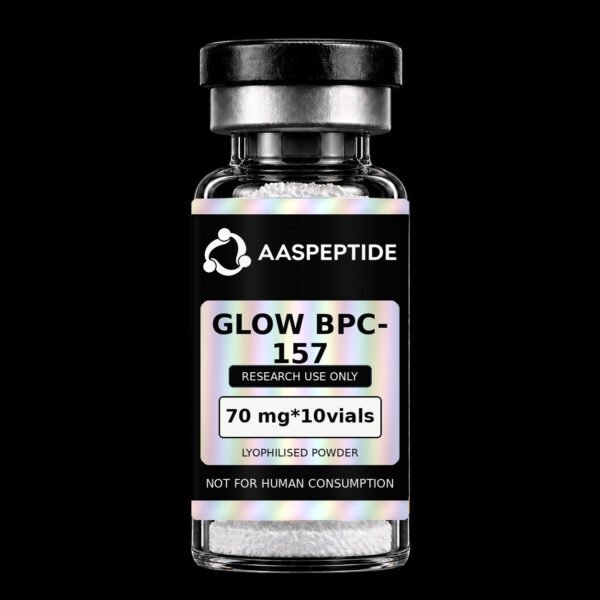 BBG70_Glow_BPC-157_70_mgx10vials Glow BPC-157 10mg+GHK-CU 50mg+TB500 10mg 70 mg*10vials Kit