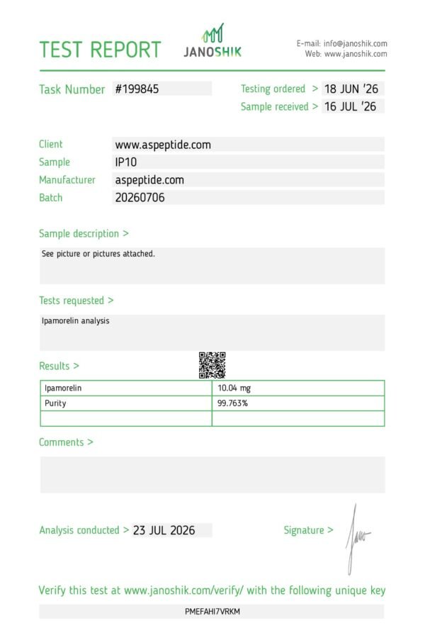 Ipamorelin 10mg